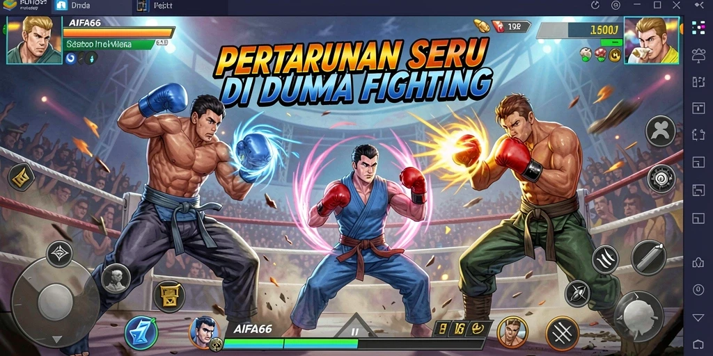 Tampilan gameplay AIFA66 yang mendebarkan dan penuh aksi.