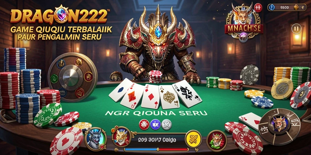 Gambaran gameplay QiuQiu yang seru dan kompetitif di DRAGON222.