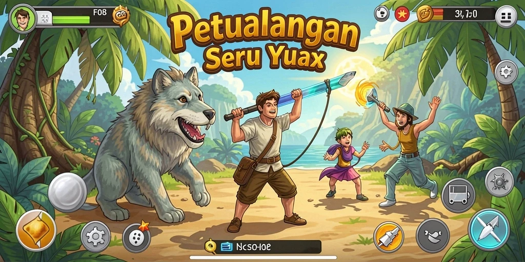 Gameplay seru FO8 dengan petualangan yang mendebarkan.