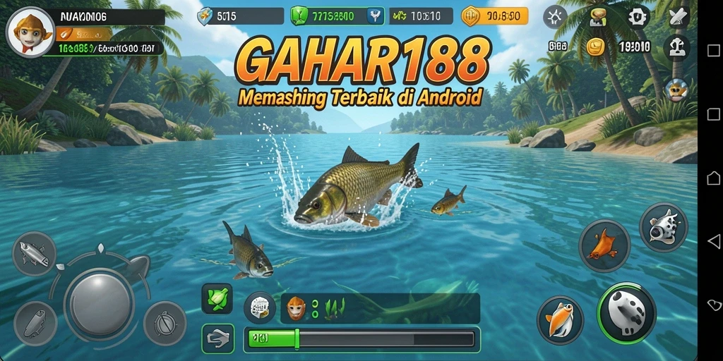 Screenshot GAHAR188 menampilkan gameplay memancing yang seru dan menantang.