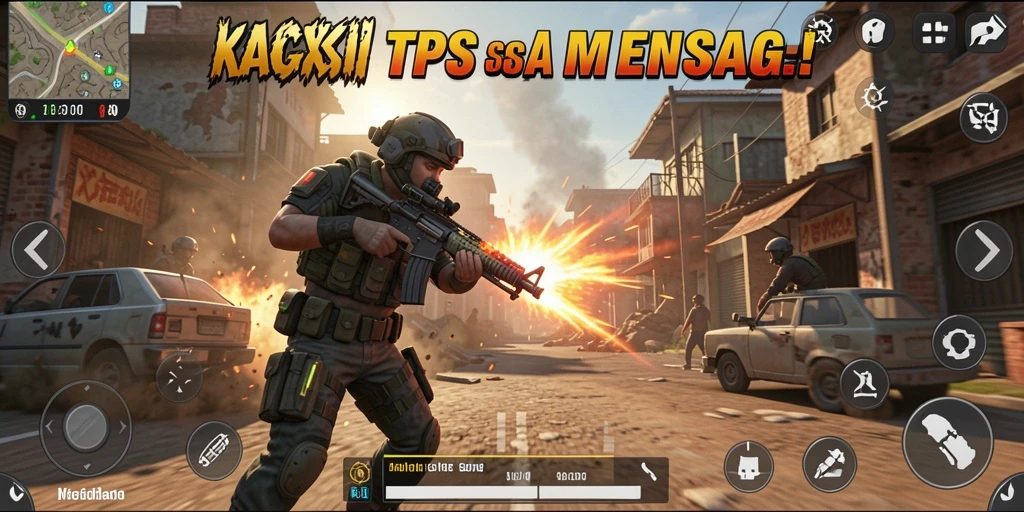 Tampilan gameplay KAGANDAN penuh aksi dan tantangan.