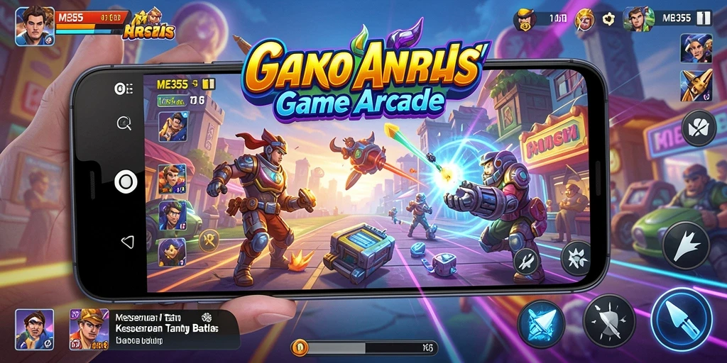 Tampilan gameplay seru dari ME355 dengan aksi yang menegangkan.