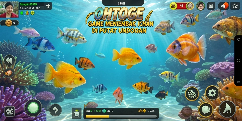 Gameplay Tembak Ikan OHTOGEL dengan grafis menarik.