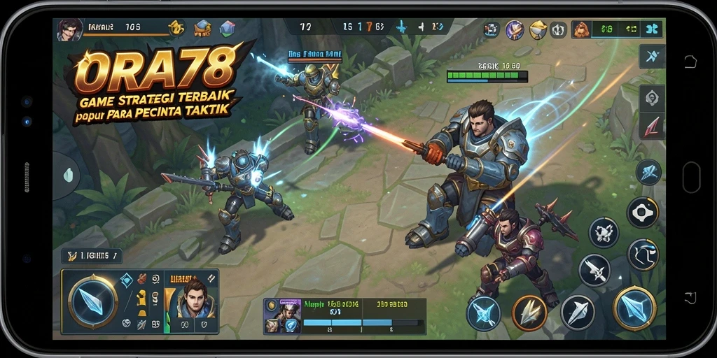 Tampilan gameplay ORA78 yang mendebarkan dalam aksi strategi.