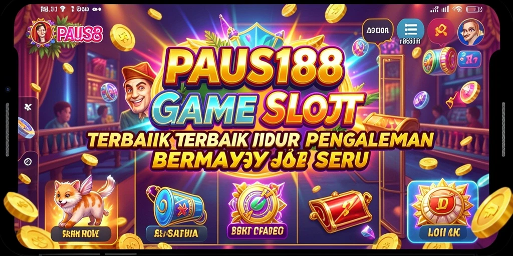 Tampilan gameplay menarik dari PAUS188 dengan tema slot beragam.