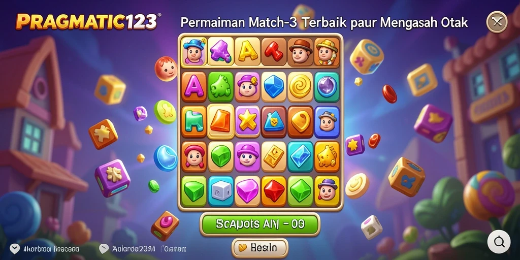Tampilan gameplay menarik dari PRAGMATIC123 yang penuh warna.