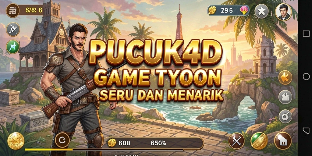 Tampilan gameplay <strong>PUCUK4D</strong> yang menantang dan menarik untuk penggemar Tycoon.