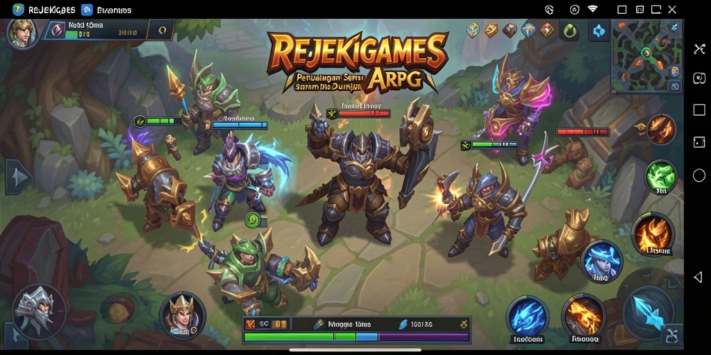 Gameplay dinamis dan grafis menawan dalam REJEKIGAMES.