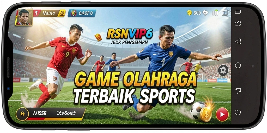 Tampilan gameplay RSNVIP6 yang menampilkan aksi olahraga seru.