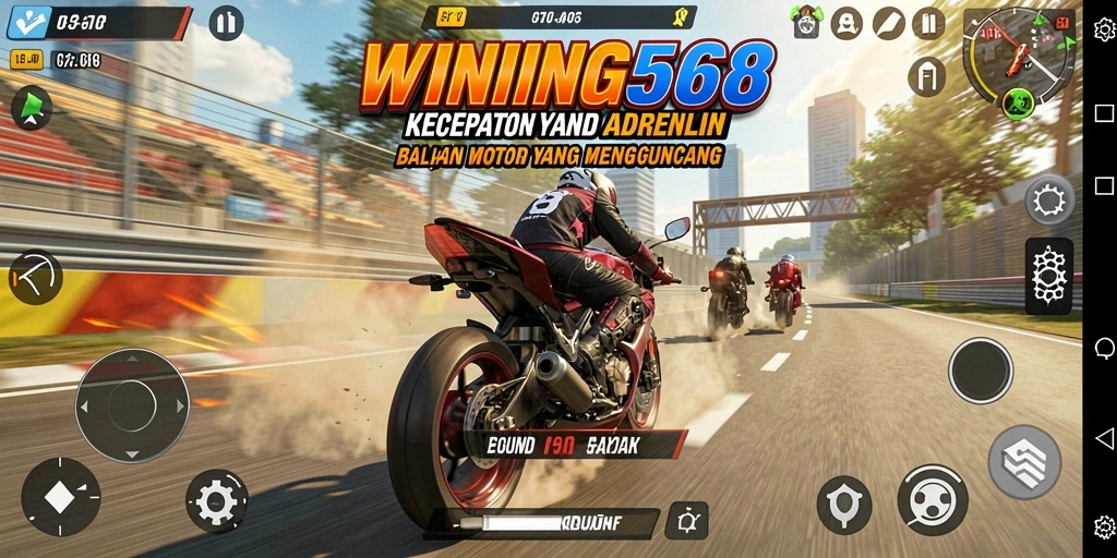 Gameplay seru balapan motor di WINNING568 dengan grafis menawan.